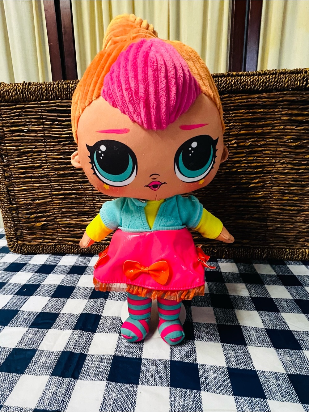 L.O.L. Surprise! Neon Q.T. Large 16" Huggable Soft Plush Doll 2020